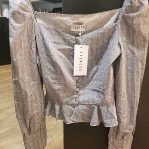 Lioness Checkered SweetHearts Top